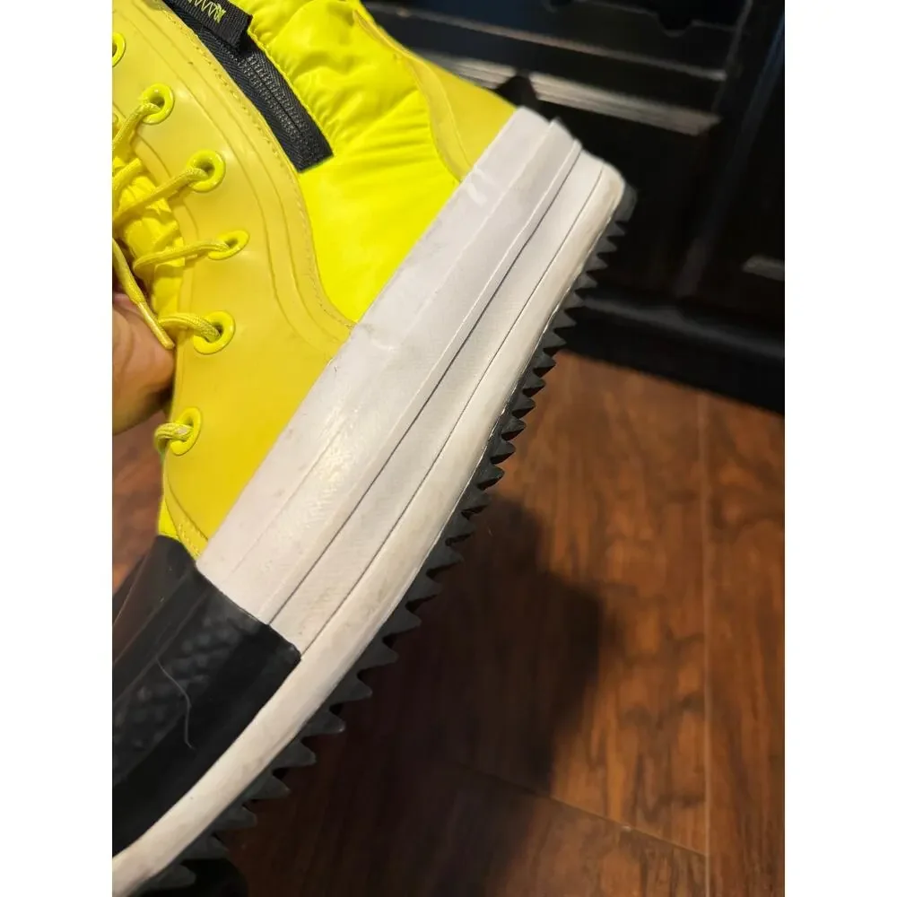 Women's Neon Yellow Converse MC WR Boot High Lemon Venom Boots - Sz  9